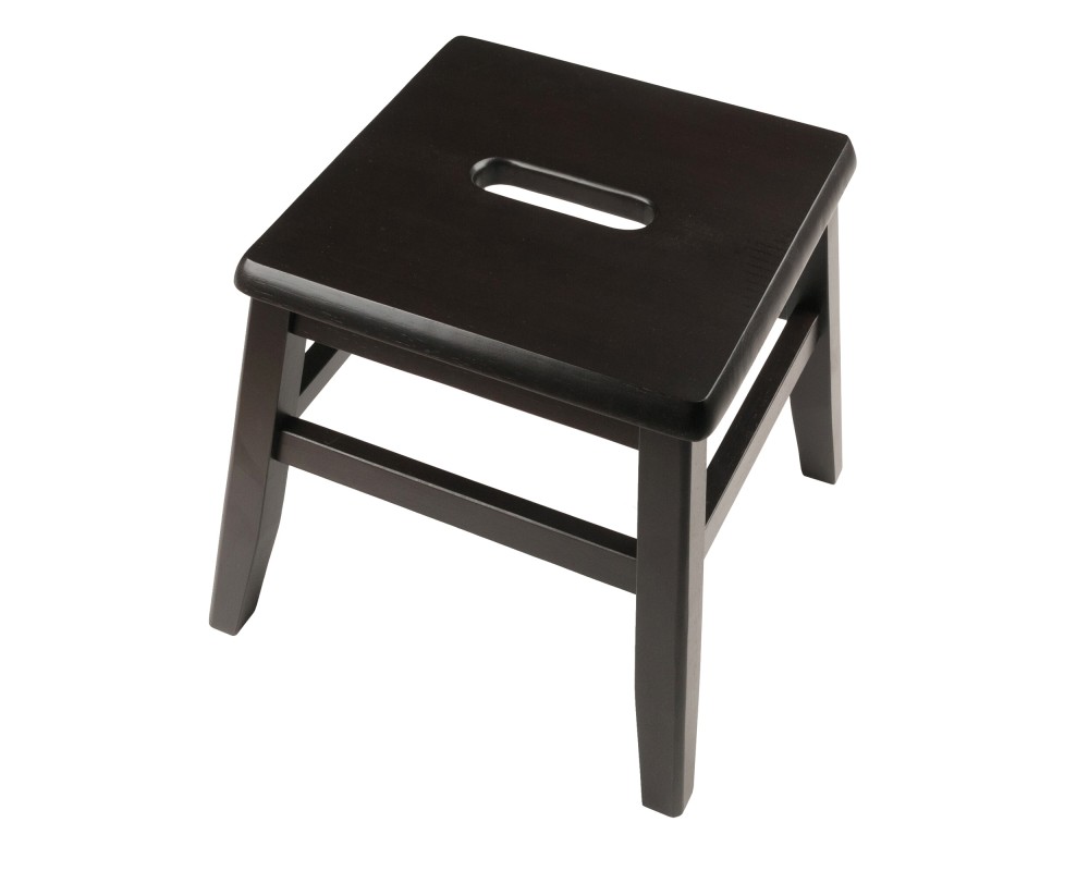 Kaya 2-Pc Step Stool Set, 12' High, Coffee