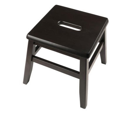 Kaya 2-Pc Step Stool Set, 12' High, Coffee