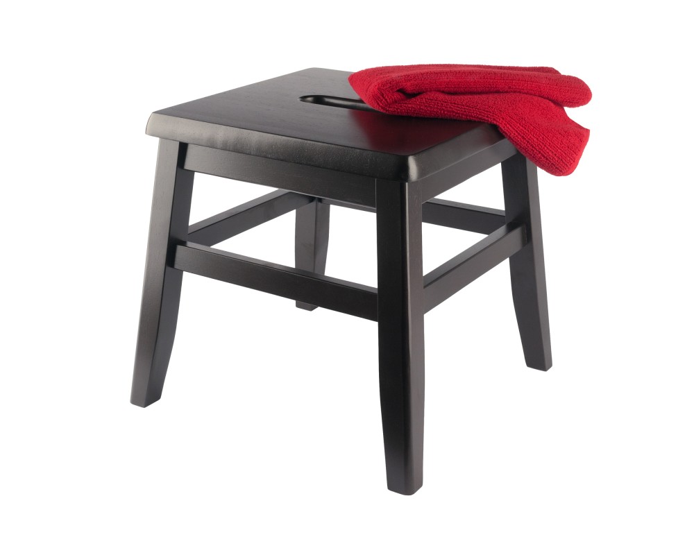 Kaya 2-Pc Step Stool Set, 12' High, Coffee