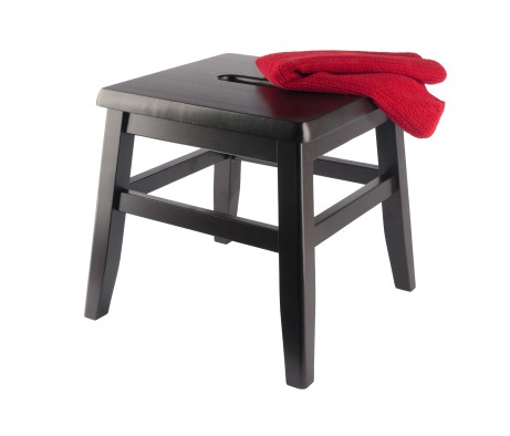 Kaya 2-Pc Step Stool Set, 12' High, Coffee