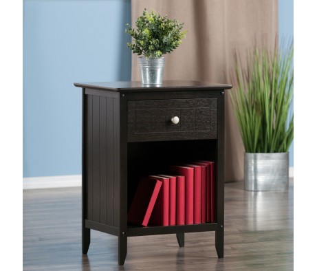 Blair Accent Table, 25 High, 19 Wide, Coffee