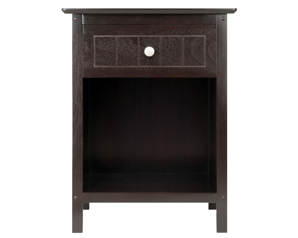 Blair Accent Table, 25 High, 19 Wide, Coffee
