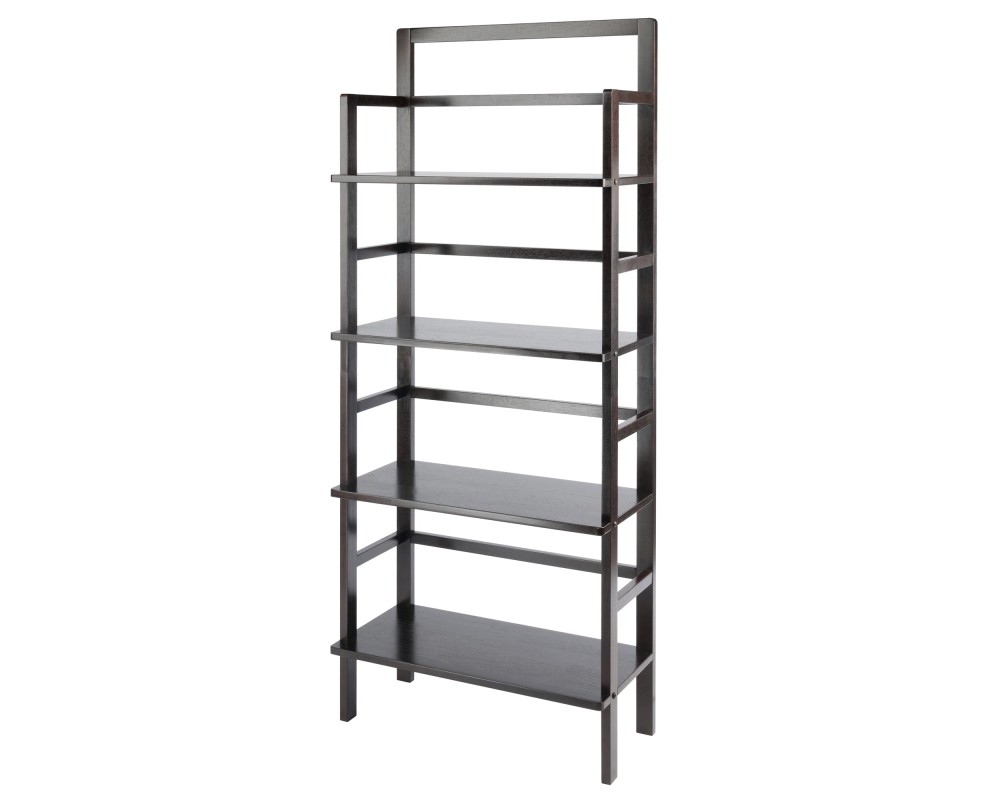 Aiden 4-Tier Wide Baker's Rack, 71' High, 30' Wide, Coffee