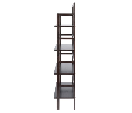 Aiden 4-Tier Wide Baker's Rack, 71' High, 30' Wide, Coffee