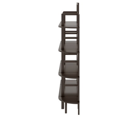 Aiden Baker's Rack Set, Includes 3 Joinable Racks, 71' High, 58' Wide, Coffee