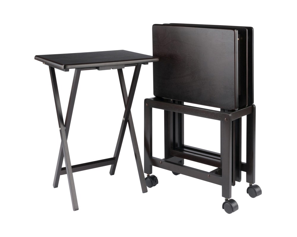 Allen 5-Pc Snack Table Set, Coffee