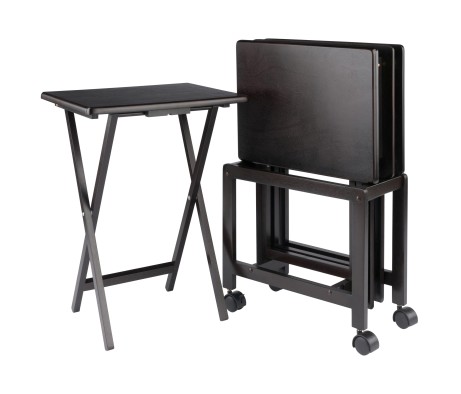 Allen 5-Pc Snack Table Set, Coffee