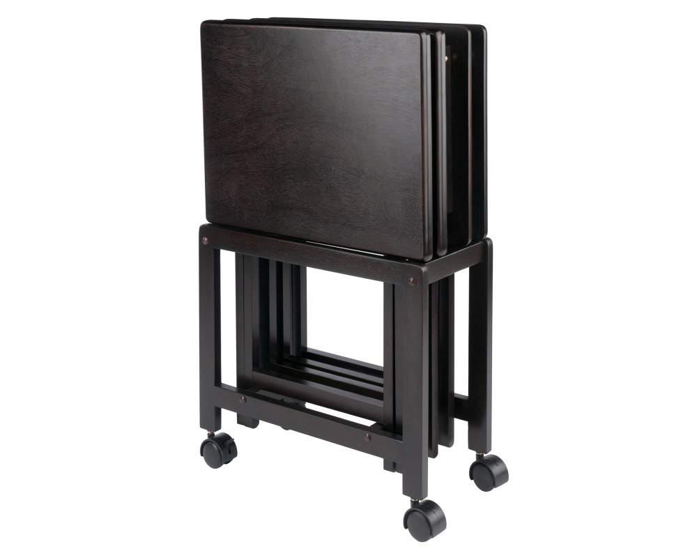 Allen 5-Pc Snack Table Set, Coffee