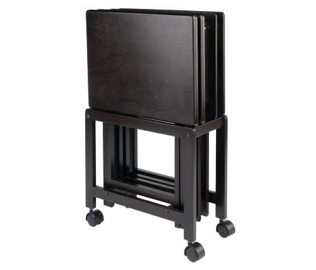 Allen 5-Pc Snack Table Set, Coffee