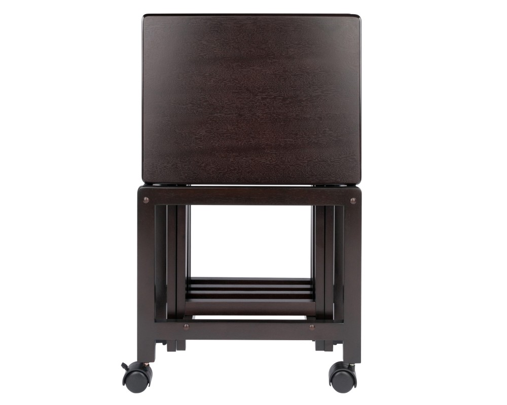 Allen 5-Pc Snack Table Set, Coffee