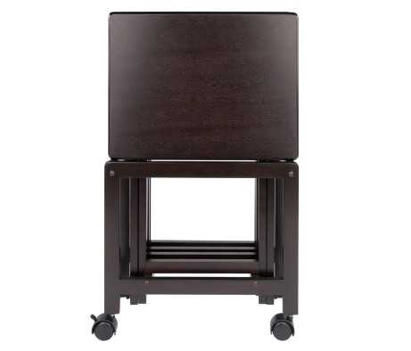 Allen 5-Pc Snack Table Set, Coffee