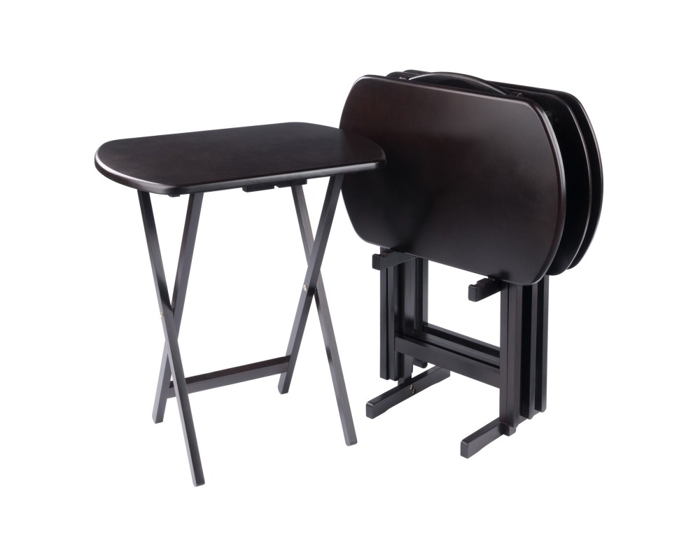 Corbett 5-Pc Oversized Snack Table Set, Coffee