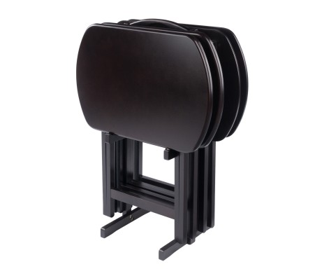 Corbett 5-Pc Oversized Snack Table Set, Coffee