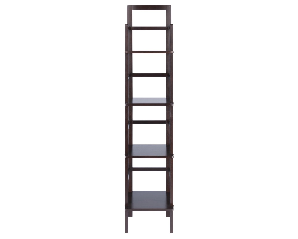 Aiden 4-Tier Narrow Baker's Rack, 71' High, 15' Wide, Coffee