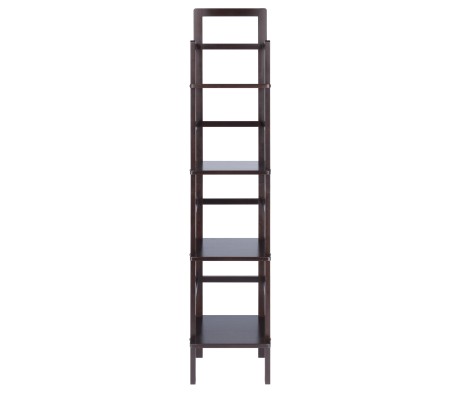 Aiden 4-Tier Narrow Baker's Rack, 71' High, 15' Wide, Coffee