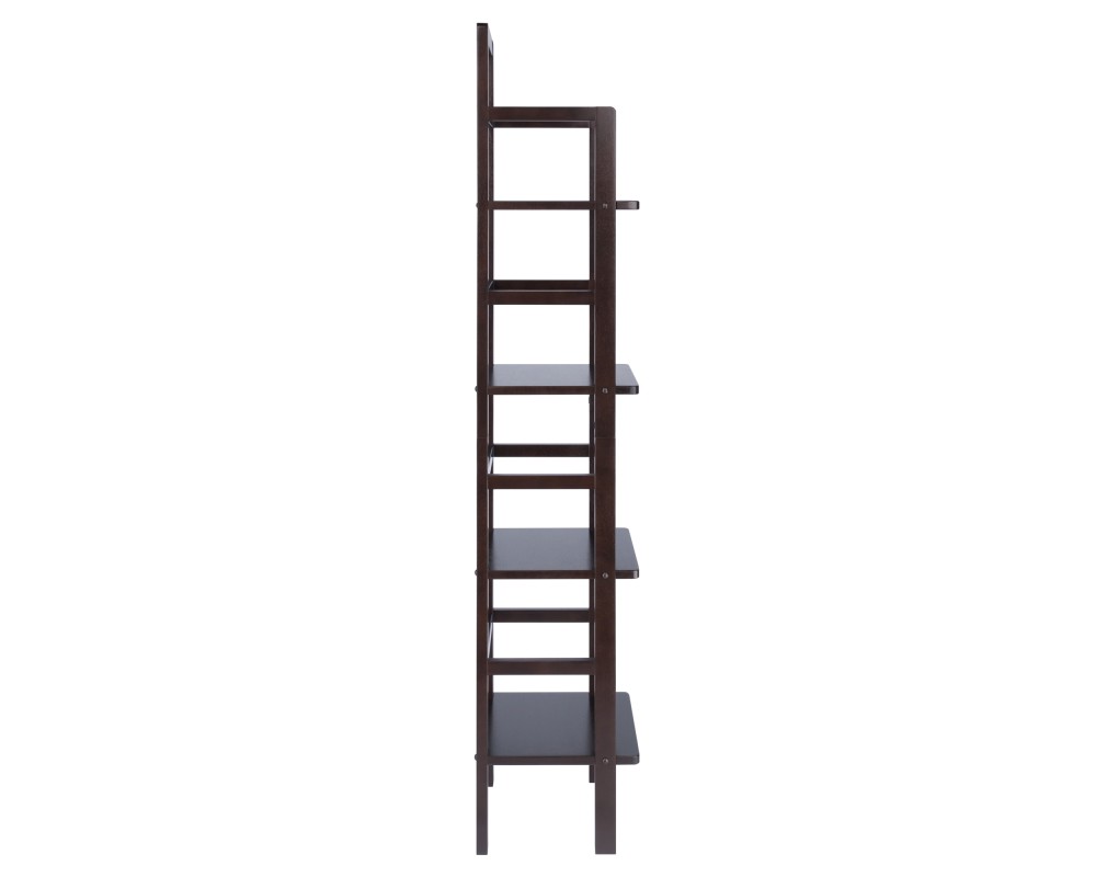Aiden 4-Tier Narrow Baker's Rack, 71' High, 15' Wide, Coffee