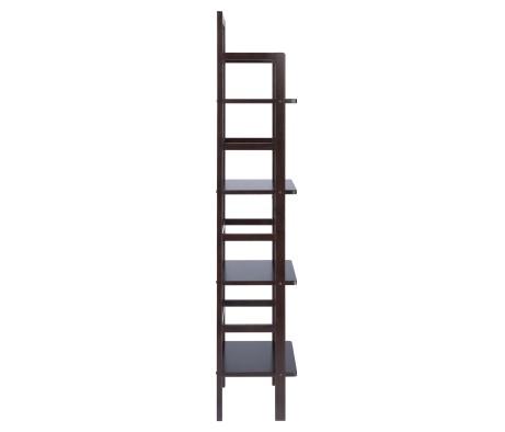 Aiden 4-Tier Narrow Baker's Rack, 71' High, 15' Wide, Coffee