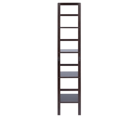 Aiden 4-Tier Narrow Baker's Rack, 71' High, 15' Wide, Coffee