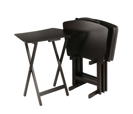 Anila Snack Table Set, 26' High, Coffee