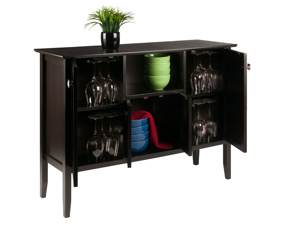 Melba Buffet Cabinet, 46' Wide, Coffee