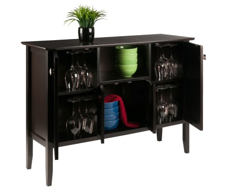 Melba Buffet Cabinet, 46' Wide, Coffee