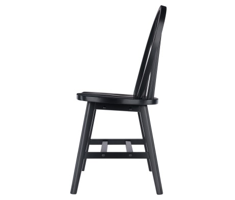 Windsor 2-Pc Chair Set, Black