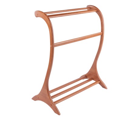 Bella Blanket Rack, Teak Finish