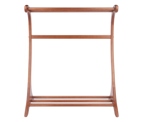 Bella Blanket Rack, Teak Finish