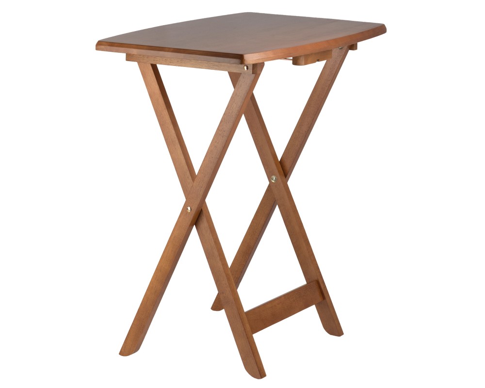 5-Pc Snack Table Set, Oversized, 25' Tall, 23' Wide, Teak