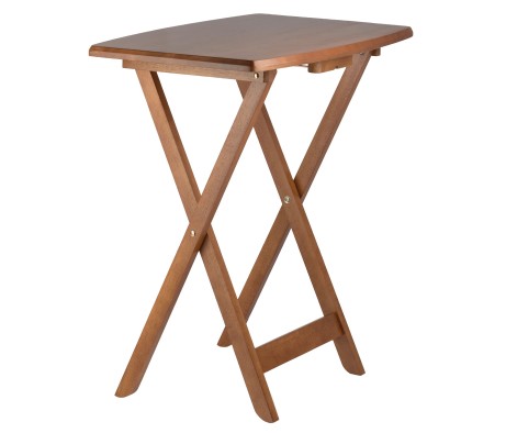 5-Pc Snack Table Set, Oversized, 25' Tall, 23' Wide, Teak