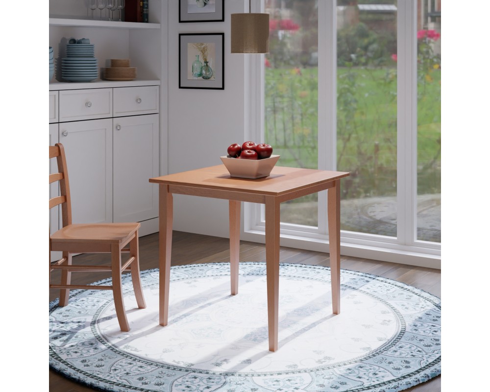 Groveland Square Dining Table, Light Oak