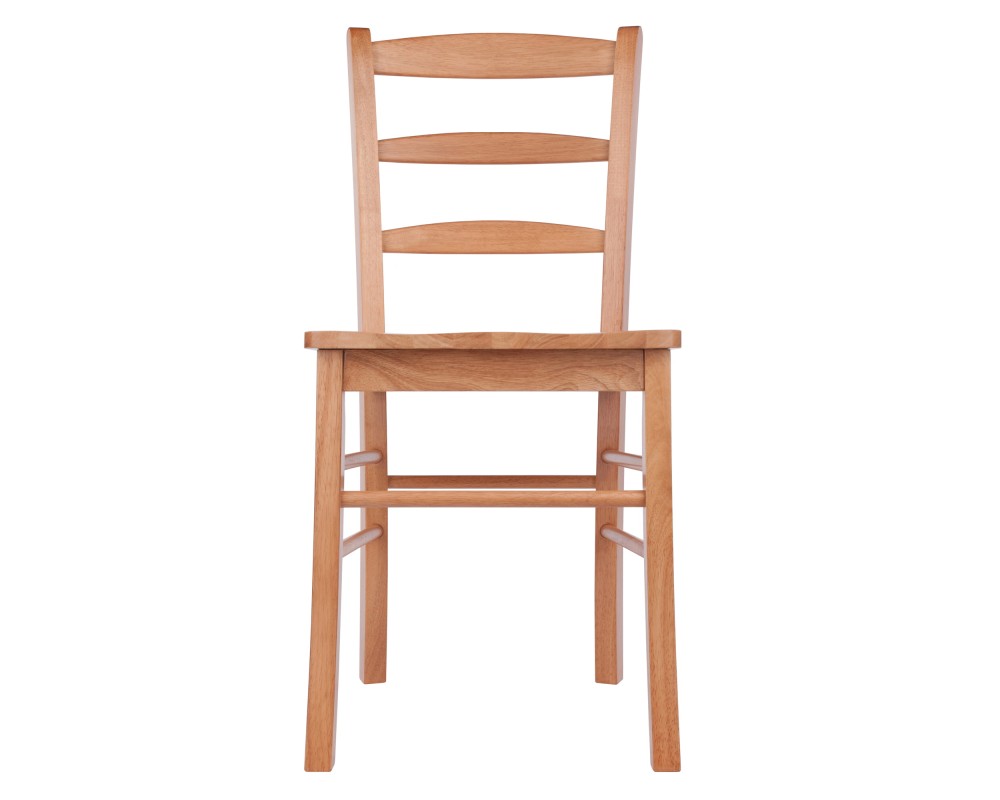 Benjamin 2-Pc Ladder-Back Chair Set, Light Oak