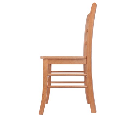 Benjamin 2-Pc Ladder-Back Chair Set, Light Oak