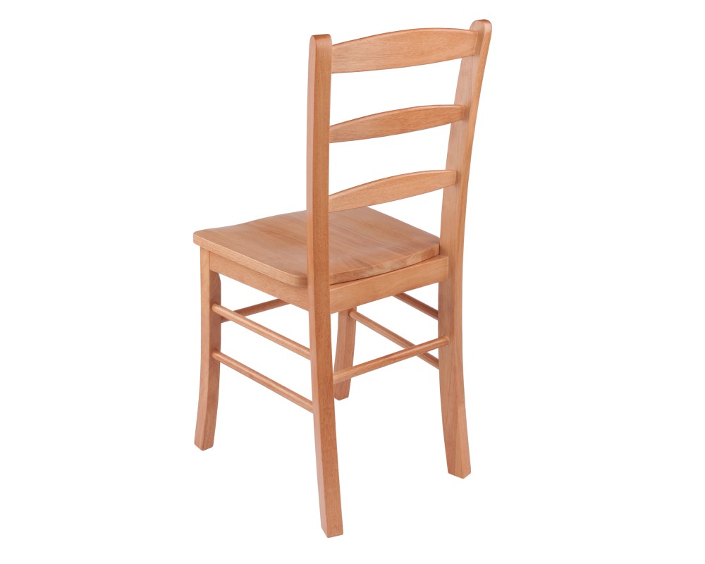 Benjamin 2-Pc Ladder-Back Chair Set, Light Oak