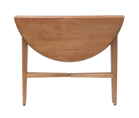 Hannah Foldable Round Dining Table, 42 inch, Light Oak