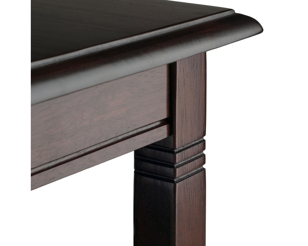 Nolan Coffee Table, 37' Wide, 18' Tall, Cappuccino