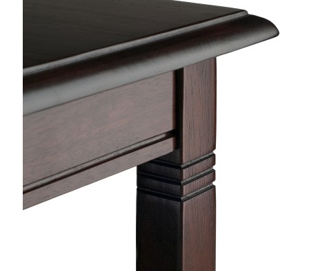 Nolan Coffee Table, 37' Wide, 18' Tall, Cappuccino