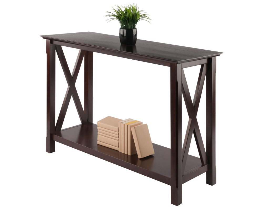 Xola Console Table, 30' High, 45' Wide, Cappuccino