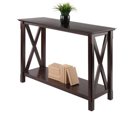 Xola Console Table, 30' High, 45' Wide, Cappuccino