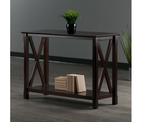 Xola Console Table, 30' High, 45' Wide, Cappuccino