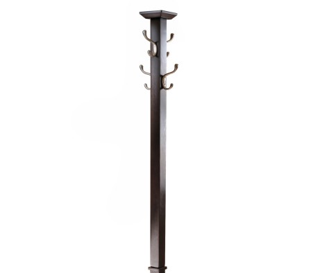Memphis Coat Rack with Umbrella Stand, 72' High, Cappuccino