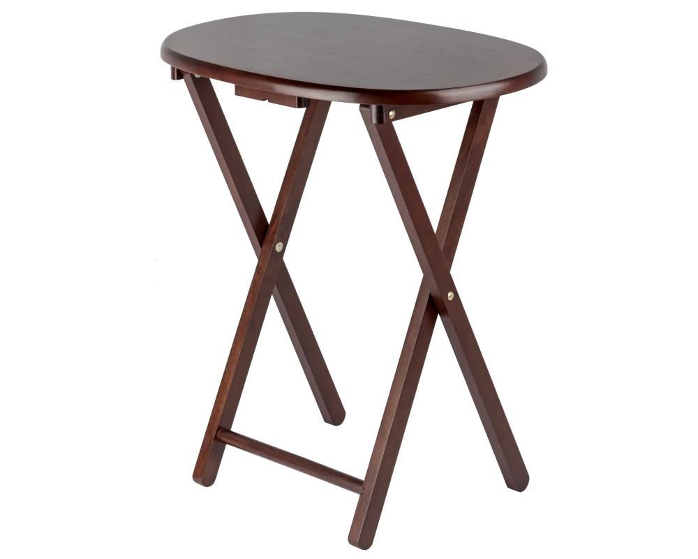 Nathan 5-Pc Snack Table Set with Stand, Cappuccino