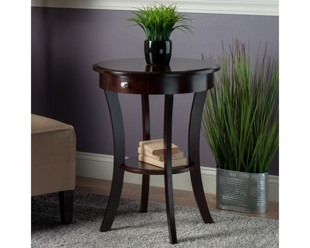 Sasha Accent Table, Cappuccino