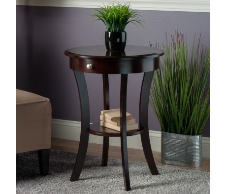Sasha Accent Table, Cappuccino