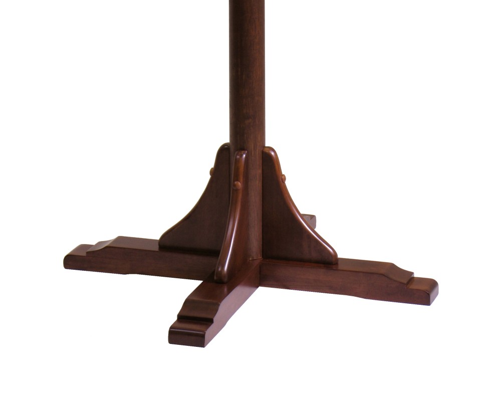 Jera 9-Hook Coat Rack, 72' High, Cappuccino