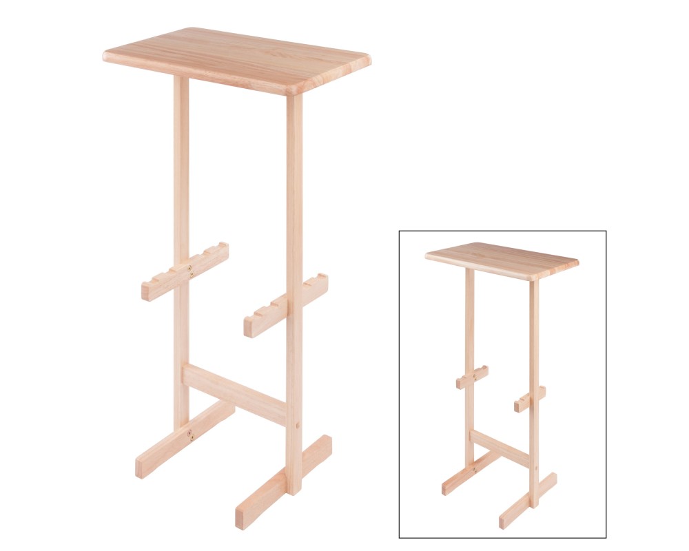 Riley Snack Table Rack, Natural