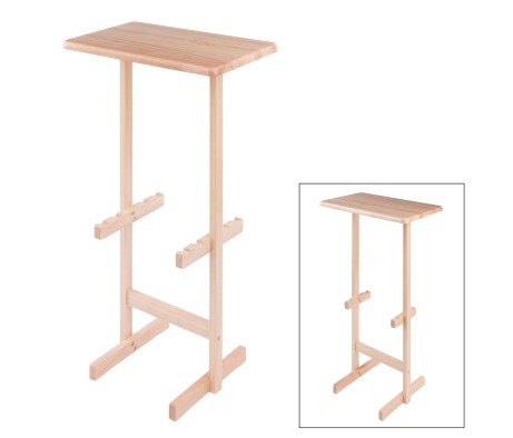 Riley Snack Table Rack, Natural