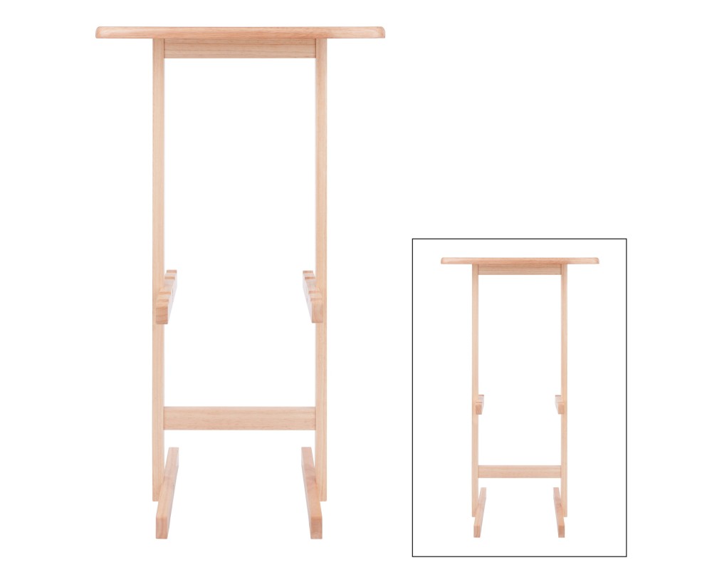 Riley Snack Table Rack, Natural