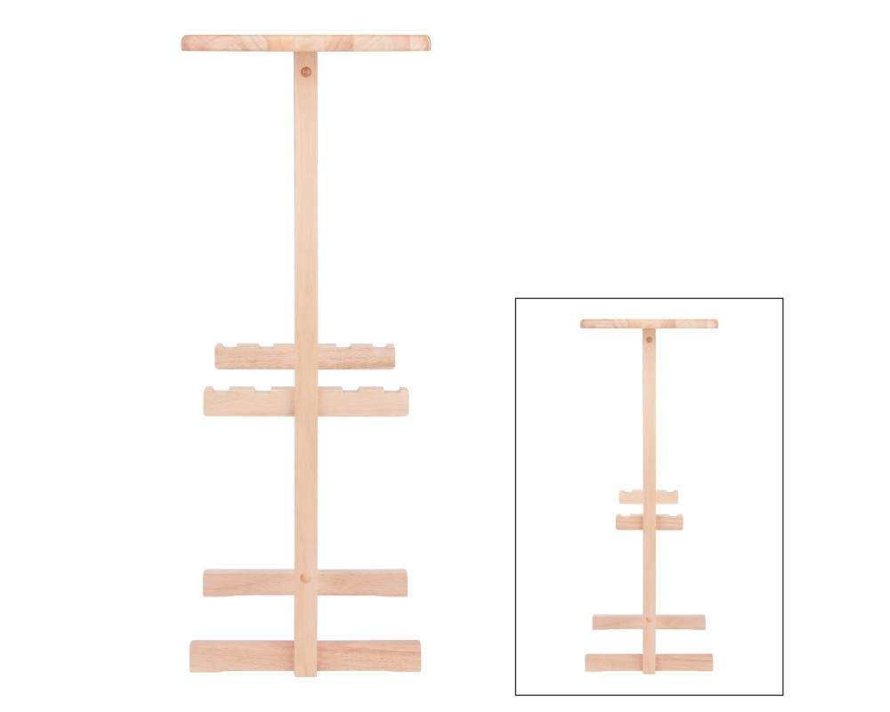 Riley Snack Table Rack, Natural