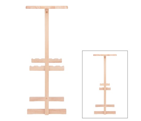 Riley Snack Table Rack, Natural